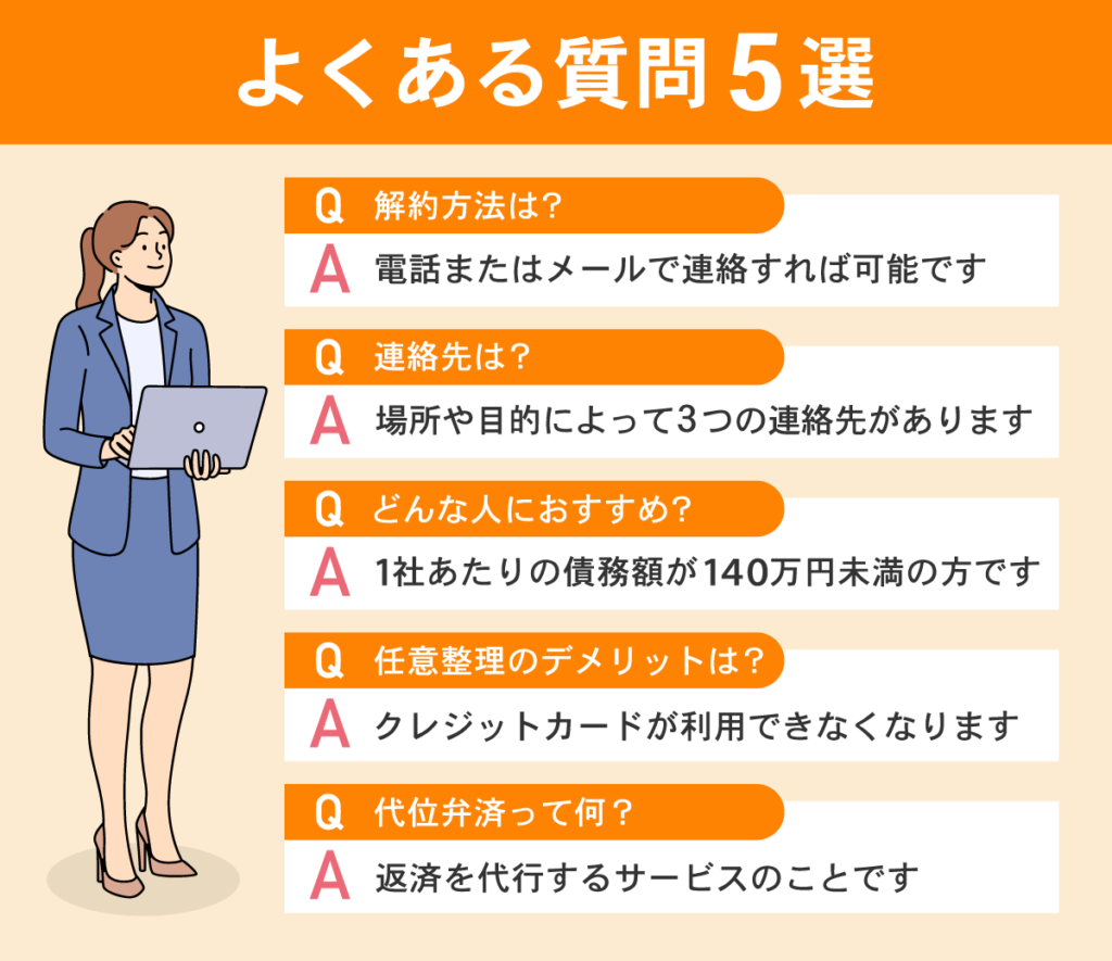 はたの法務事務所についてよくある質問5選